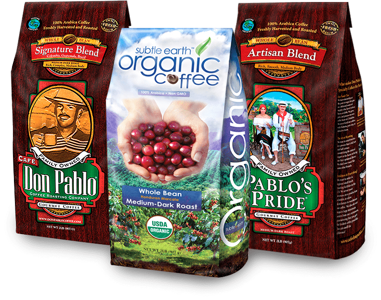 Don Pablo Coffee, Subtle Earth Organic Coffee, Pablo's Pride, MyCoffee
